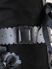  Botas femininas estilo vitoriano gótico com cadarço e acabamento em laço e babados – botas elegantes inspiradas em Gatsby para cosplay, festas à fantasia e moda vintage