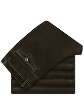 olcso Vékony-Férfi Kosztüm Kordbársony Nadrág Nadrág Öltöny nadrág Zseb Sima Mokaszinok Légáteresztő Szabadtéri Napi Alkalmi Divat Alkalmi Fekete Bor