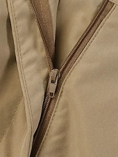 abordables pierna ancha y cintura alta-Vestido de pierna ancha para mujer, pantalones de trabajo, parte inferior acampanada, longitud completa, moda, ropa de calle, diario, negro, caqui, s m, otoño invierno