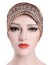 levne Klobouky-1ks bohemia soft květinový potisk čepice čepice tenký styl pohodlná kšiltovka obvod 56-58cm