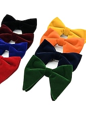 お買い得  ディナーパーティー-男性用 結婚式 ネクタイ ソリッド ブラック ピンク ワイン 2023年