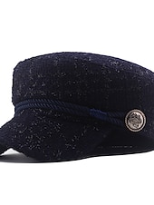 olcso Kalapok-1db állítható trendi barett sapka retro szélálló művész sapka