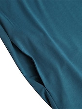 cheap Black Dress-Women&#039;s Black Dress Long Dress Maxi Dress Pocket Daily Vacation Fashion Basic Stand Collar Long Sleeve Black Pink Blue Color