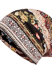 levne Klobouky-1ks bohemia soft květinový potisk čepice čepice tenký styl pohodlná kšiltovka obvod 56-58cm