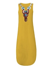 cheap Dresses-Women&#039;s White Yellow Wine Summer Spring Fall Maxi Dress White Dress Cotton Linen Dresses Cotton Summer Dress Hot Casual Boho Vacation Holiday Beach Regular Fit Geometric V Neck