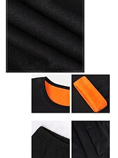cheap Men&#039;s Pajamas-Men&#039;s Thermal Underwear Sleepwear Thermal Set 2 Pieces Plain Warm Fashion Casual Home Daily Bed Polyester Fleece Comfort Warm Soft Crew Neck Long Sleeve T shirt Tee Pant Fall Winter Black Red