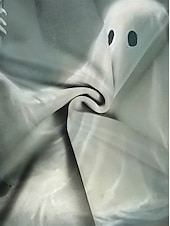 olcso Pulóverek és pulóverek-Női Pulóver Halloween pulóver Grafika Sportok Utcai sikk Buli Szürke Halloween Hétköznapi Kerek Hosszú ujj Felső Mikroelasztikus Ősz &amp; tél