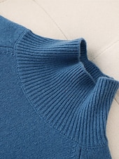 billige Gensere og topper-Dame Pullover genser Stilfull Fritid Myk Helfarge Riflet Rullekrage Overstørrelse Langermet Vanlige topper Strikke utendørs Valentinsdag Daglig Svart Grønn Høst Vinter