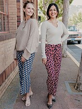 cheap Women's Pants-Cotton High Waist Cropped Pants