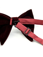 お買い得  ディナーパーティー-男性用 結婚式 ネクタイ ソリッド ブラック ピンク ワイン 2023年