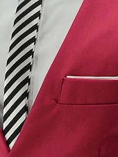 economico Gilet-Per uomo Gilet da completo Panciotto Formale Matrimonio Ufficio Cerimonia Di tendenza 1920s Per tutte le stagioni Poliestere Tinta unita A V Taglia piccola Vinaccia Nero Bianco Blu marino Gilet