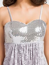 voordelige Bruiloften &amp; Feesten-Strak / kolom Geïnspireerd door vintage Jurk Formele avonden Militair gala Tot de grond Mouwloos Sweetheart halslijn Kant met Sjerp / Lint Drapering 2023