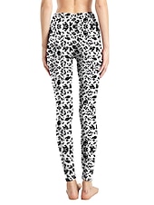 cheap Graphic Leggings-Women&#039;s Leggings Active Fashion Full Length High Waist Leopard Gradient Snake Print Elastic Waist Print Breathable Soft Comfortable Micro-elastic Outdoor Vacation Home Leopard Print 0358 blue and