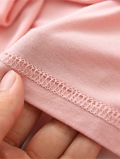 billige Nattøy for damer-pyjamassett for kvinner ren farge tilfeldig komfort hjemmeseng modal pustende rundhals langermet skjortebukse høst vinter hjemmeantrekk