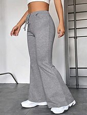 levne Dámské tepláky-Dámské světlé legíny Módní Šik ven Plná délka Vysoký pas Pevná barva Kapsy Pružný design se stahovací šňůrkou Vysoký střih Pohodlné Prodyšnost Yumuşak Lehce elastické Dovolená Sporty a outdoor ulice