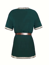 levne Topy-Retro Středověké Renesanční Tričko Tunika Viking Ranger Elfí Maškarní kostým Pánské Viking Fantazie předvečer Všech svatých Plesová maškaráda Karneval Výkon předvečer Všech svatých Dospělé Vrchn