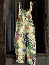 preiswerte Overall-Damen Latzhose Feste Farbe Aktiv Brautkleider schlicht Ausgehen Wochenende Gerade Lockere Passform Gurt Weiß Rosa Rote S M L XL Herbst