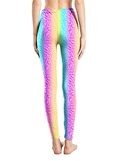 cheap Graphic Leggings-Women&#039;s Leggings Active Fashion Full Length High Waist Leopard Gradient Snake Print Elastic Waist Print Breathable Soft Comfortable Micro-elastic Outdoor Vacation Home Leopard Print 0358 blue and