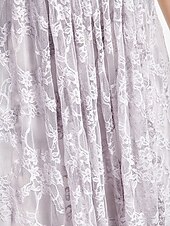 voordelige Bruiloften &amp; Feesten-Strak / kolom Geïnspireerd door vintage Jurk Formele avonden Militair gala Tot de grond Mouwloos Sweetheart halslijn Kant met Sjerp / Lint Drapering 2023