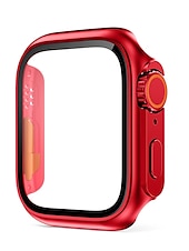 お買い得  スマートウォッチ用ケース-スクリーンプロテクター付き時計ケース と互換性があります Apple Watch Series 8 7 41mm 45mm / Series 6 5 4 SE 40mm 44mm 傷つきにくい 防塵 バンパーフルカバー ハードPC 腕時計 カバー