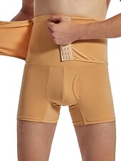 cheap Mens Active Shorts-Men&#039;s Active Shorts Compression Shorts Running Shorts Gym Shorts Sports Going out Weekend High Stretch Sweat wicking Compression Tummy Plain Short Gymnatics Activewear Black Khaki Micro-elastic