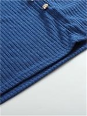 levne Pletené šaty-dámské svetrové šaty zimní šaty bodycon mini šaty bordó černá tmavě šedá dlouhý rukáv čistá barva knoflík podzim zima posádka výstřih elegantní zimní šaty podzimní šaty 2023 s m l xl 2xl 3xl