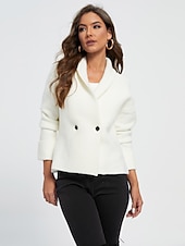 abordables cárdigans de mujer-camisa de chaqueta de suéter sólido de punto acanalado acrílico