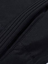 tanie Puchówki i parki męskie-Męskie Płaszcz zimowy Kurtka zimowa kurtka puchowa Zamek Kieszeń Poliester Kieszonki Na zewnątrz Randka Codzienne Regularny Moda Codzienny Keep Warm Odporność na wiatr Zima Równina Czarny Biały