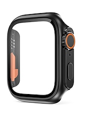 お買い得  スマートウォッチ用ケース-スクリーンプロテクター付き時計ケース と互換性があります Apple Watch Series 8 7 41mm 45mm / Series 6 5 4 SE 40mm 44mm 傷つきにくい 防塵 バンパーフルカバー ハードPC 腕時計 カバー