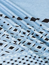 billige Genser og hettegenser-kvinners fritidskjole midikjole blå rosa grå langermet geometrisk trykk print vinter høst turtleneck basic casual høstkjole 2023 s m l xl xxl 3xl 4xl 5xl