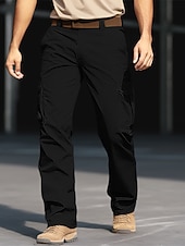  Homens Calças Cargo Calça cargo Calças Calças de Trilha Zíper Bolsos Tecido Conforto Vestível Casual Diário Feriado Moda Verde Azul Profundo