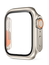 お買い得  スマートウォッチ用ケース-スクリーンプロテクター付き時計ケース と互換性があります Apple Watch Series 8 7 41mm 45mm / Series 6 5 4 SE 40mm 44mm 傷つきにくい 防塵 バンパーフルカバー ハードPC 腕時計 カバー