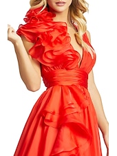 preiswerte lila-Strandhochzeit A-Linie Weihnachtskleid Abendkleid Promi-Stil Kleid Rot Grün Kleid Formeller Hochzeitsgast bodenlang ärmellos V-Ausschnitt Chiffon mit Schlitz reine Farbe Kleid Maskerade Kleid 2025