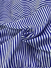 abordables Robes-chemises-robe chemise femme robe décontractée rayure lacets volants col chemise robe longue robe maxi vacances manches courtes été printemps