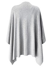 abordables Capas &amp; Capa-Retro Antiguo Medieval Capa Chales Poncho cruzado frontal Feria del Renacimiento Cosplay Vikingo Ranger Tiro al arco Color sólido Mujer Celta Vikingo Fantasía Casual Diario Adulto Chal Primavera