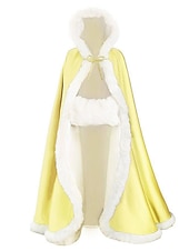 baratos Capa &amp; Capa-Retro Vintage Medieval Renascentista Capa manto com capuz Xales Viking Casamento Elfo Côr Sólida Mulheres Celta Viking Fantasia Espetáculo Casamento Adulto Xale Outono Inverno