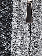 economico Maglioni Cardigan da uomo-Per uomo Cardigan Maglione Maglione con zip Cardigan grosso A coste Maglia Corto Tasche laterali Color Block Colletto alla coreana Top caldi Contemporaneo moderno Informale Da tutti i giorni