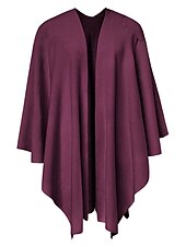 abordables Capas &amp; Capa-Retro Antiguo Medieval Capa Chales Poncho cruzado frontal Feria del Renacimiento Cosplay Vikingo Ranger Tiro al arco Color sólido Mujer Celta Vikingo Fantasía Casual Diario Adulto Chal Primavera