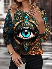 preiswerte Tiere Tops-Sweatshirt für Damen, Grafik, Tier, Schmetterling, lässig, Sport-Print, Sportbekleidung, lustig, Rundhalsausschnitt, lange Ärmel, mikroelastisch, Herbst&amp;amp;Winterkomfort, atmungsaktives, weiches