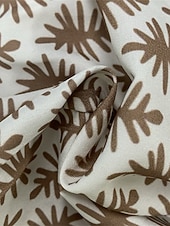 tanie Sukienki kwiatowe-Damskie Sukienka midi Codzienne sukienki Sukienki w stylu boho Bohema Moda miejska Linia A Urlop Ulica Święto Luźna Kwiaty Długi rękaw W serek Khaki Lato Wiosna