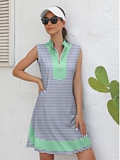 halpa Naisten golfvaatteet-Naisten golf mekko Laivasto Hihaton Syksy Talvi Naisten Golfasut Vaatteet Asut Vaatteet