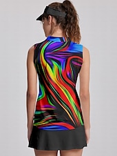 Dam Vandringspolotröja Röd Blå Ärmlös Solskydd Överdelar Golfkläder för damer Kläder Outfits Bär kläder billiga Kvinnors golfkläder-Dam Vandringspolotröja Röd Blå Ärmlös Solskydd Överdelar Golfkläder för damer Kläder Outfits Bär kläder