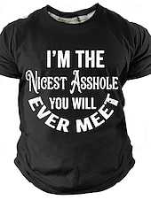  メンズルード攻撃的グラフィックレターティーシャツショートスリーブティーシャツ3Dプリントクルーネックシャツデイリーデザイナーカジュアルスポーツアウトドア休日出かけるブラックネイビーブルーアーミーグリーン春と夏の衣服