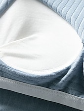 cheap Women&#039;s Loungewear-Women&#039;s Loungewear Sets Pure Color Fashion Street Going out Airport Modal Breathable Crew Neck Long Sleeve T shirt Tee Pant Chest pads Summer Spring Home Outfits