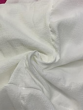 preiswerte Kleider für die Ferien-Damen Kleid-Set Weißes Kleid Schaukelkleid Boho Glatt mit Schnürung Rüsche kleid lang Langarm V Ausschnitt Urlaub Strand Weiß Sommer Frühling Regular Fit