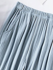 cheap Women&#039;s Loungewear-Women&#039;s Loungewear Sets Pure Color Fashion Street Going out Airport Modal Breathable Crew Neck Long Sleeve T shirt Tee Pant Chest pads Summer Spring Home Outfits