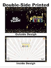 お買い得  イベント＆パーティー用品-幸運を祈ります退職カードお別れパーティーの装飾さよならカードサインインポスターグリーティングカード私たちはあなたがいなくて寂しいですパーティー用品同僚女性男性への贈り物を残す