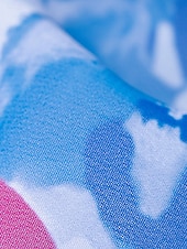 abordables Robes fleuries décontractées-robe décontractée pour femme imprimé floral col en V robe midi ethnique bohème vacances manches courtes été