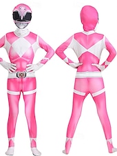 levne Chlapecké kostýmy-Mocní morfinští Strážci Vesmíru Tommy Oliver Cosplay kostým Kombinéza cosplay předvečer Všech svatých Filmové kostýmy for Pánské Dámské Chlapecké Dětské Dospělé předvečer Všech svatých Karneval