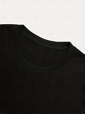 abordables T-shirt Humor &amp; Citations-T-shirt Femme Décontracté Citation Amusante Col Rond Noir Blanc À Manches Courtes Imprimé Lettre Quotidien Loisirs Hauts Confortables Taille Standard